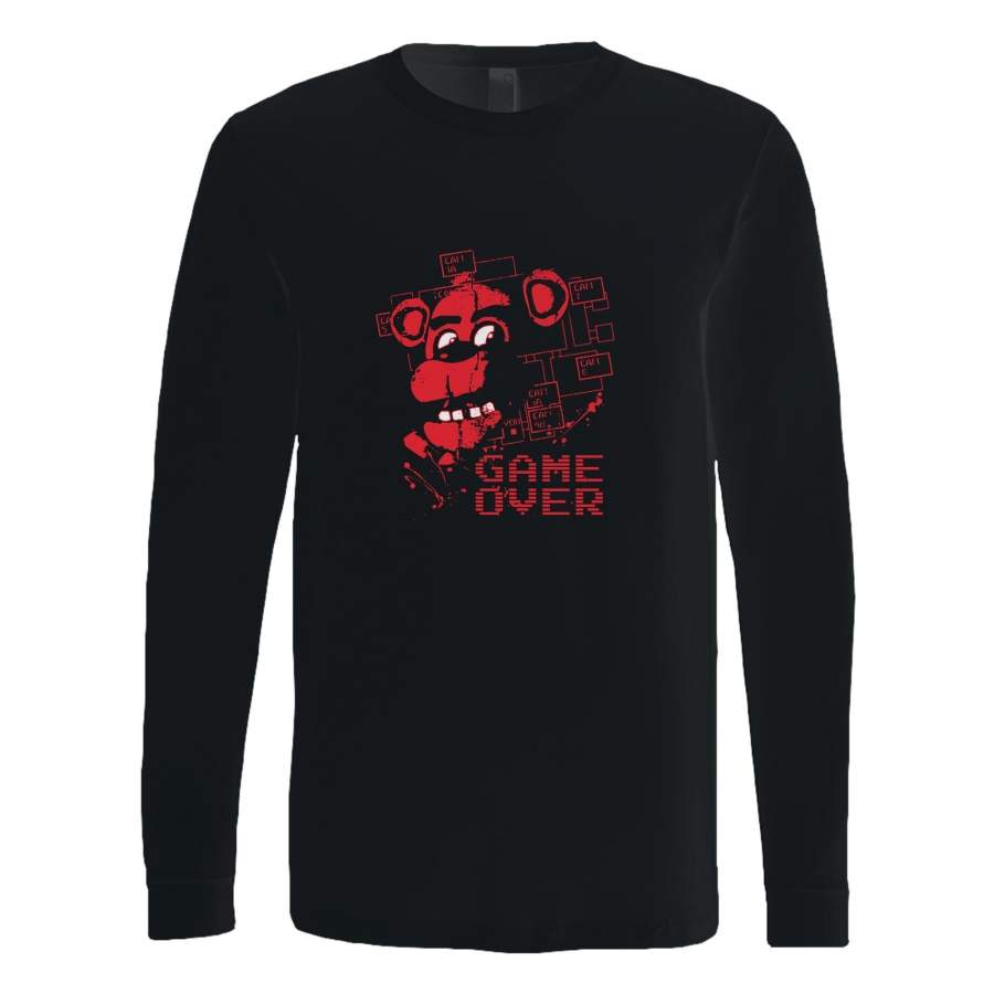 five nights at freddy pizzeria game over Long Sleeve T-Shirt Tee