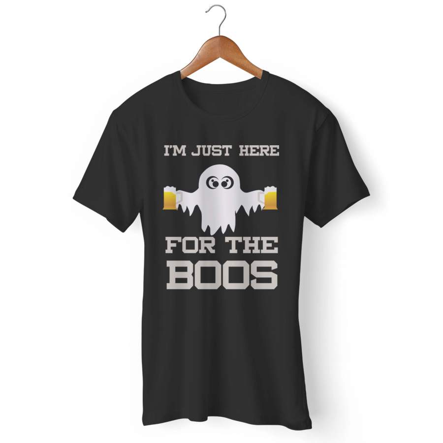 I’m Just Here For The Boos Ghost Beer Gildan Man’s T-Shirt