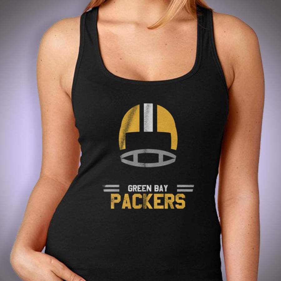 Green Bay Packers Vintage Helmet Women’S Tank Top