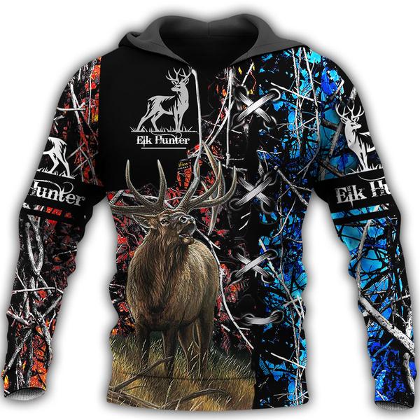 Elk Hunting 3D All Over Print | Hoodie | Unisex | Full Size | Adult | Colorful | HT4938