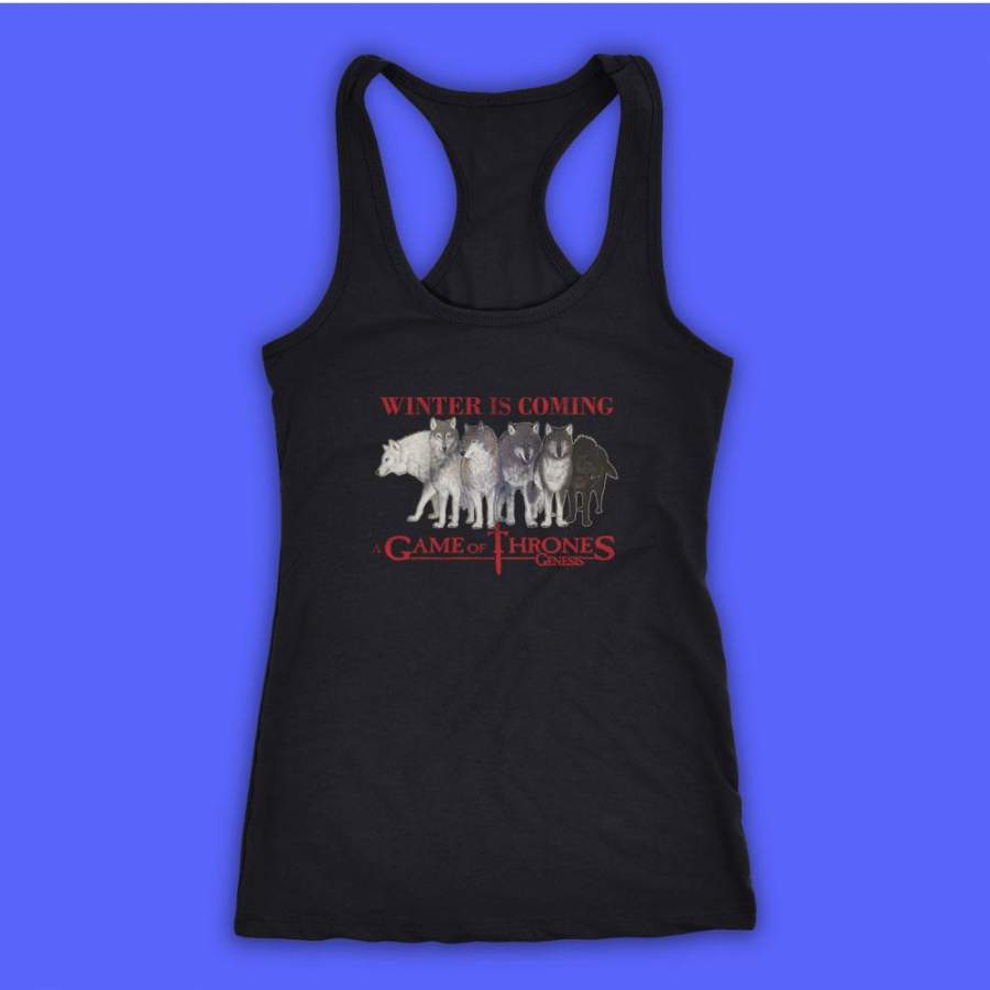 Game Of Thrones Ghost House Stark Winter Is Coming Women’S Tank Top Racerback