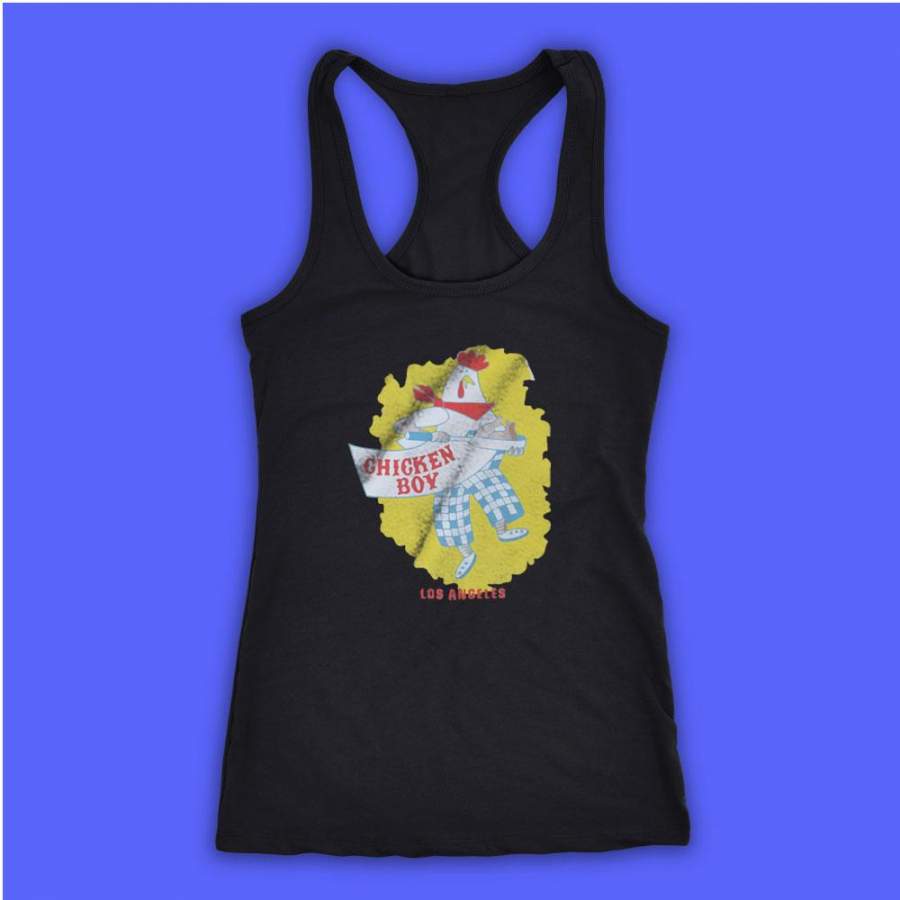 Chicken Boy Los Angeles Women’S Tank Top Racerback