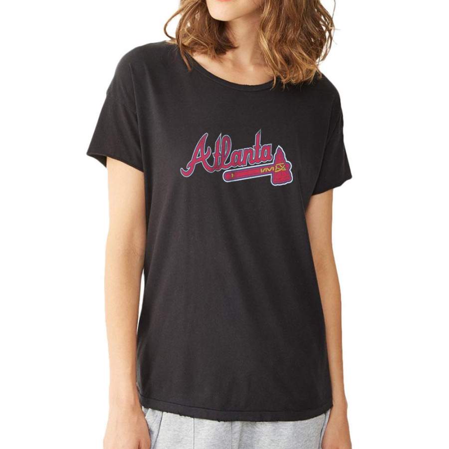 Atlanta Logo Braves Hammer Women’S T Shirt