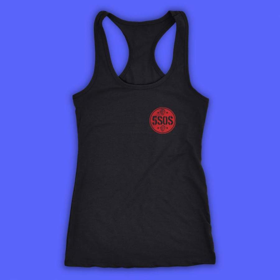 Five 5 Seconds Of Summer 5Sos Music Band Women’S Tank Top Racerback