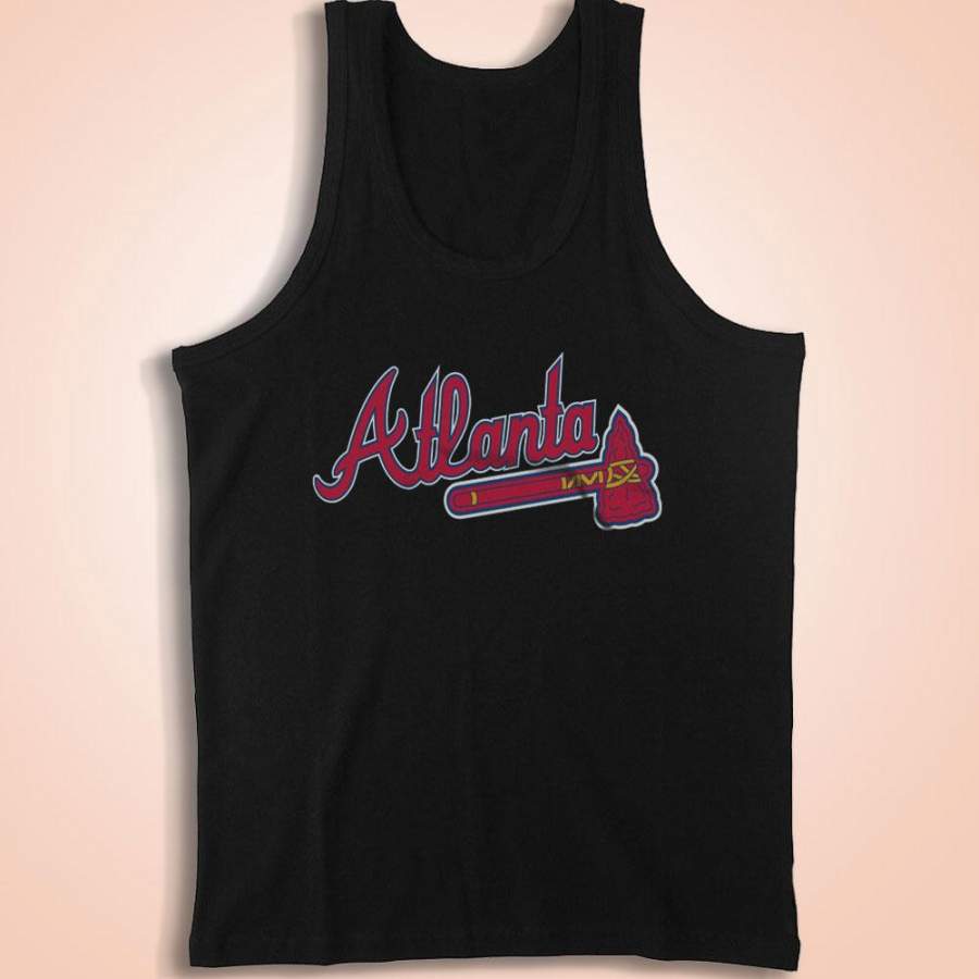 Atlanta Logo Braves Hammer Men’S Tank Top