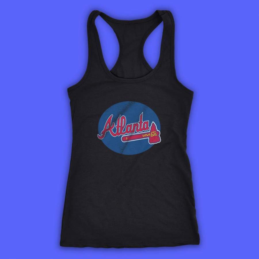 Atlanta Braves Logo Women’S Tank Top Racerback