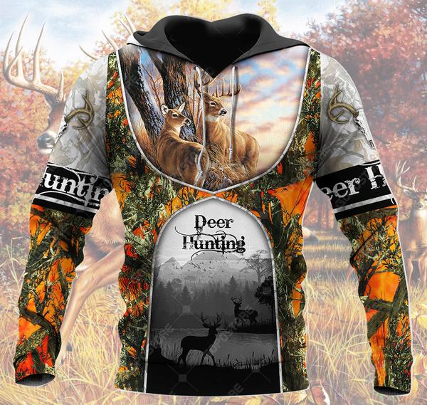 Deer Hunting 3D All Over Print | Hoodie | Unisex | Full Size | Adult | Colorful | HT4956