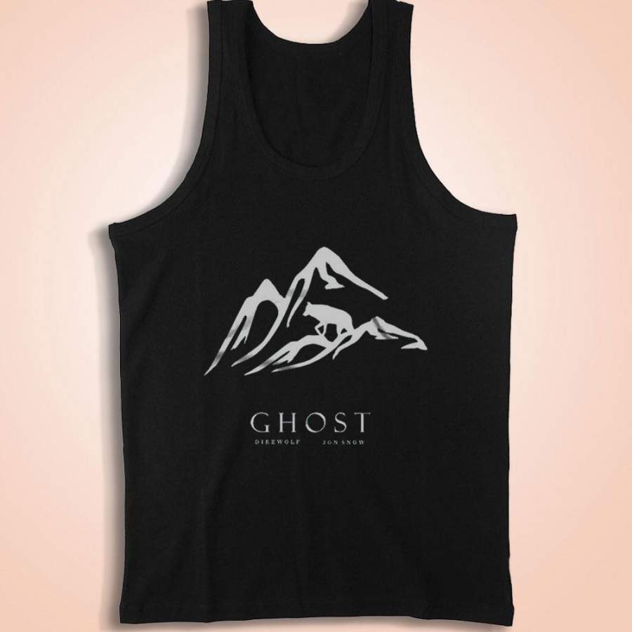 Ghost Direwolf John Snow Men’S Tank Top