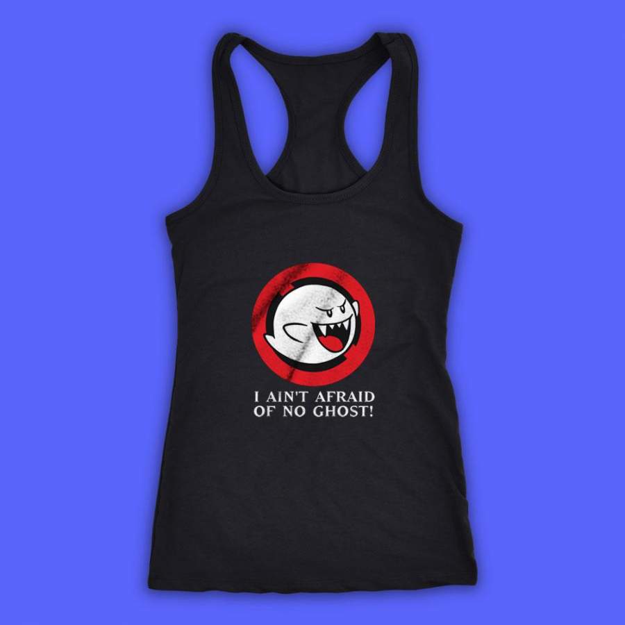 Boobuster I Aint Afraid Of No Ghost Women’S Tank Top Racerback