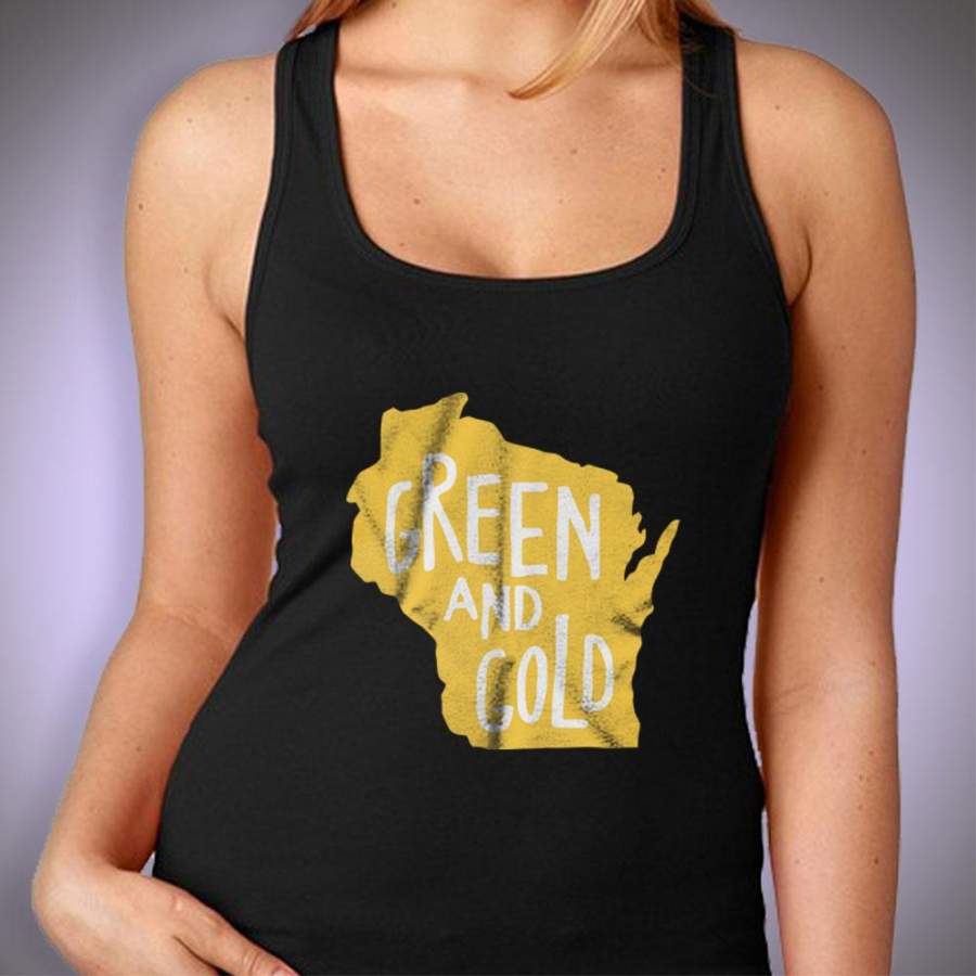 Green Bay Packers Gold Women’S Tank Top