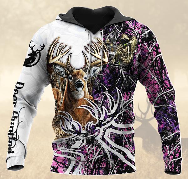 Deer Hunting 3D All Over Print | Hoodie | Unisex | Full Size | Adult | Colorful | HT4962