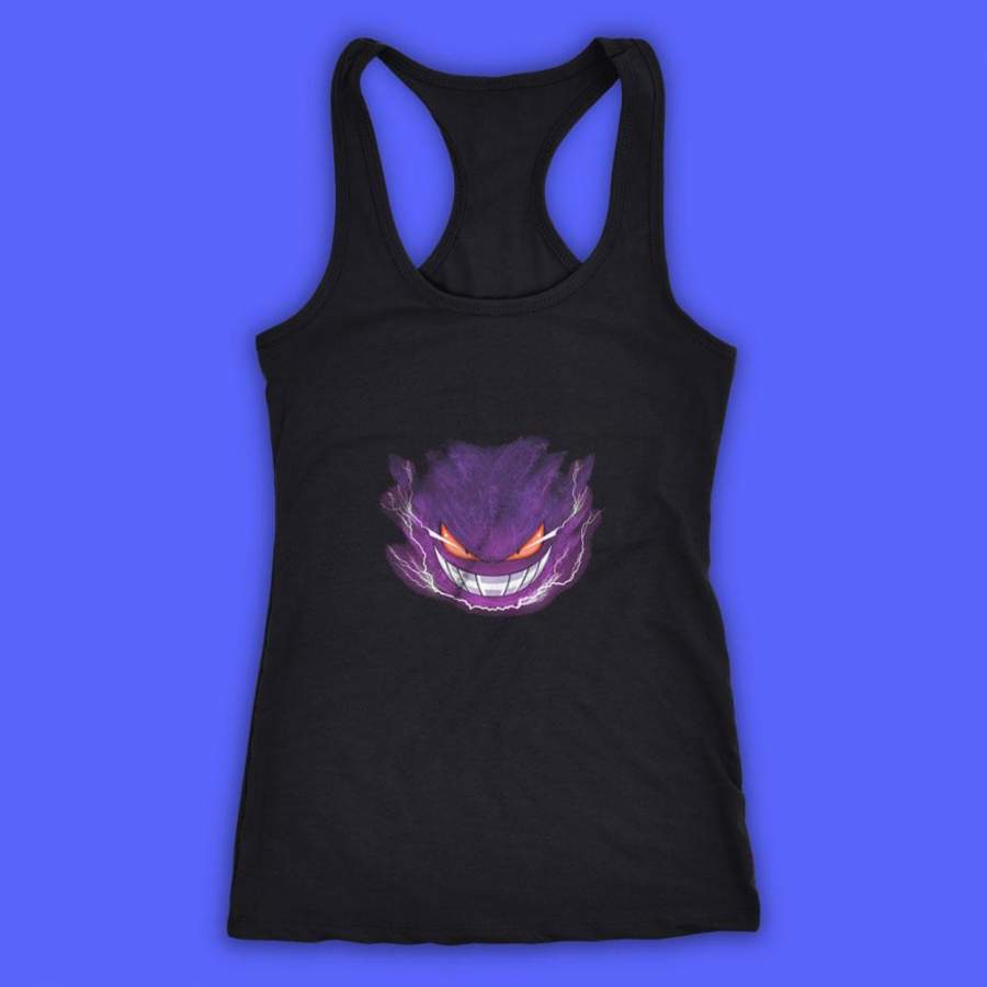 Gengar Ghost Pokemon Women’S Tank Top Racerback