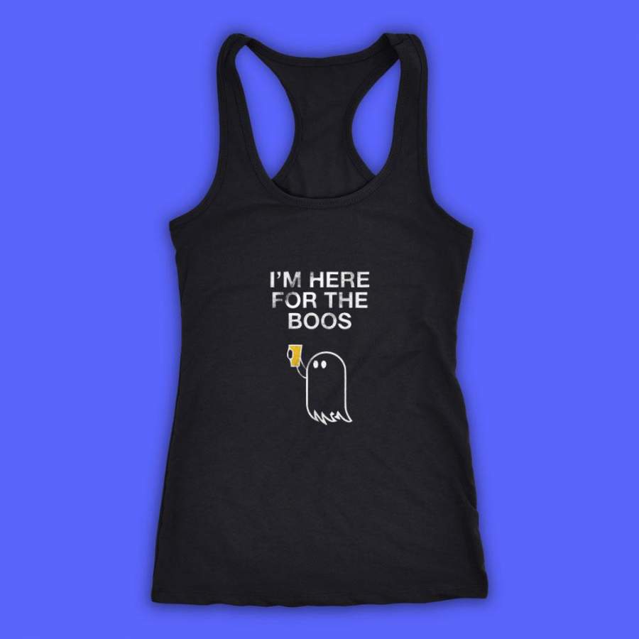 Funny Halloween Shirt Halloween Costume Ghost Women’S Tank Top Racerback