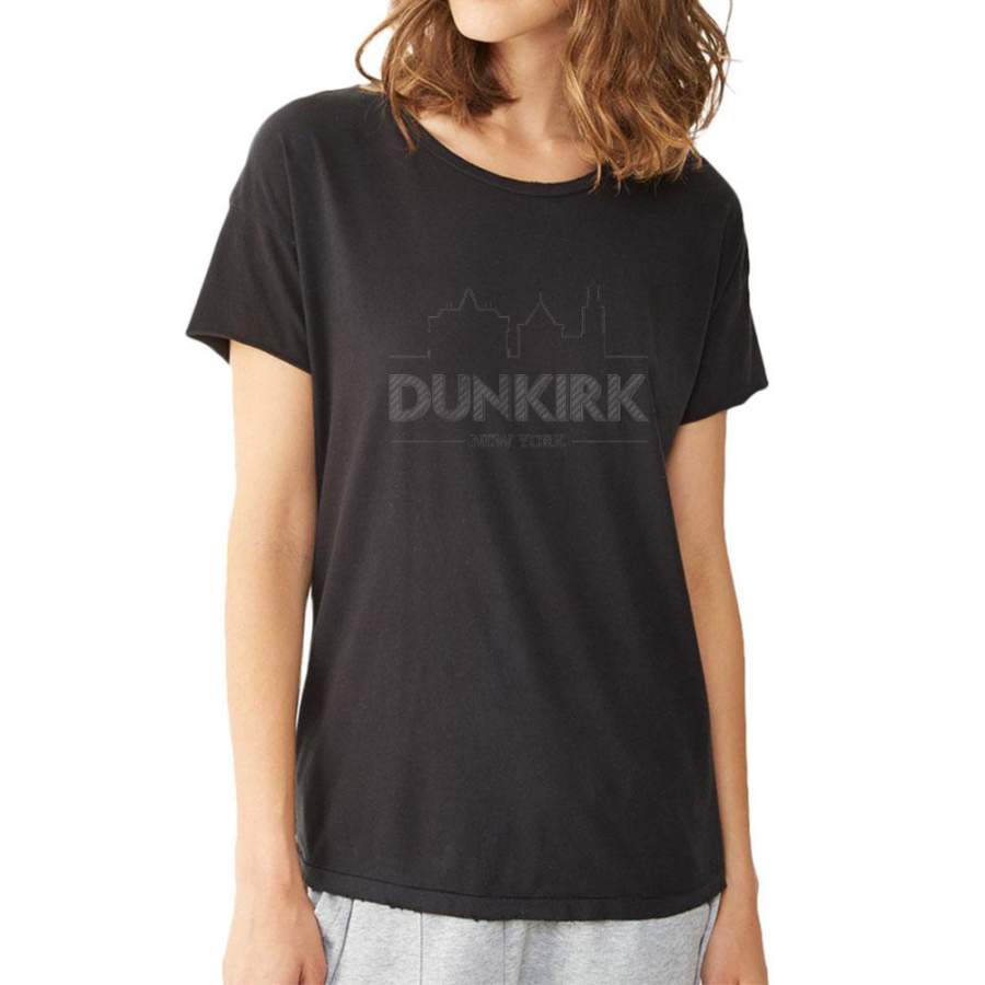 Dunkirk New York Logo Women’S T Shirt