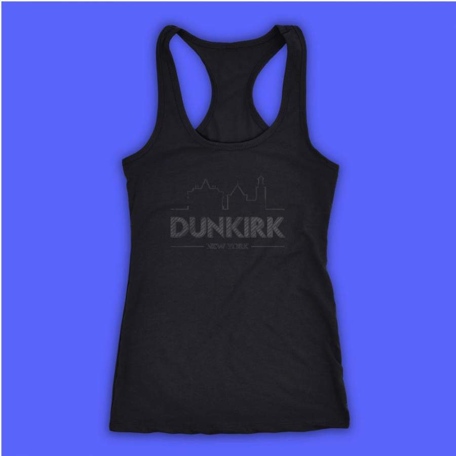 Dunkirk New York Logo Women’S Tank Top Racerback