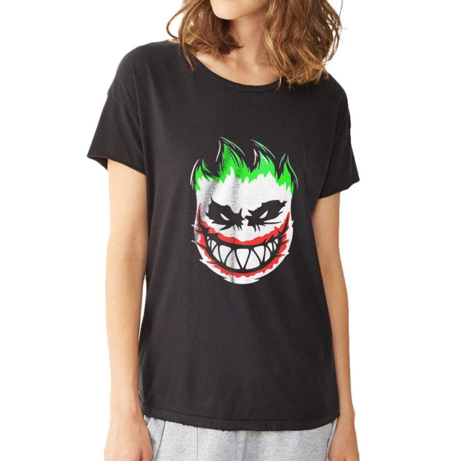 Ghost Joker Logo Art Women’S T Shirt