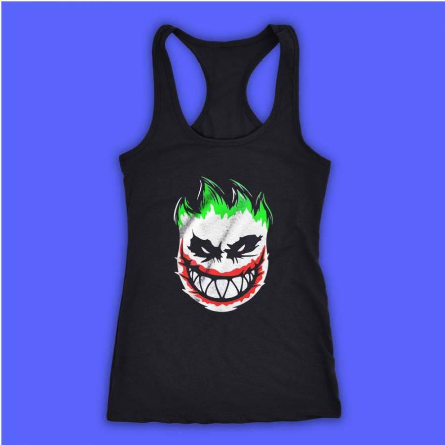 Ghost Joker Logo Art Women’S Tank Top Racerback