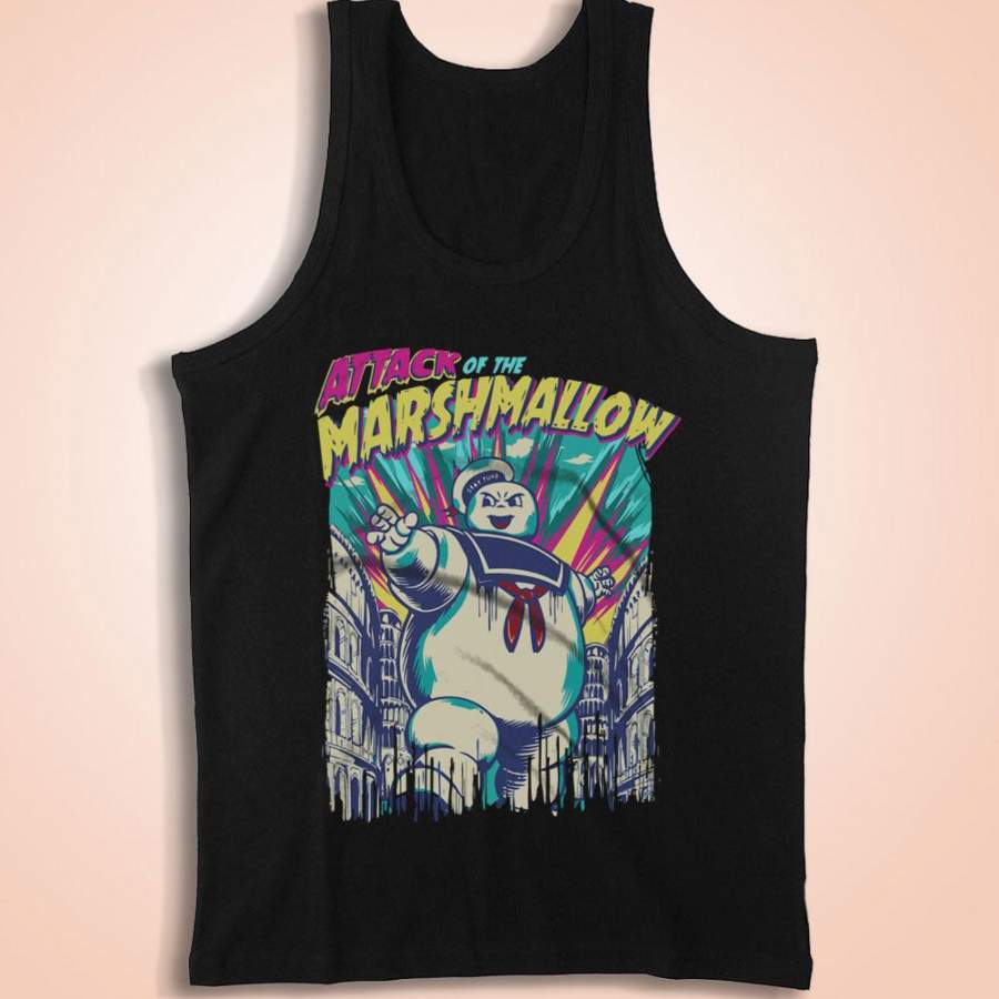 Ghostbusters Attack Of The Marsh Men’S Tank Top