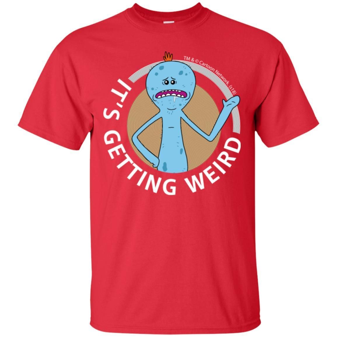 Rick And Morty Mr Meeseeks Its Getting Weird Mug Men T-Shirt