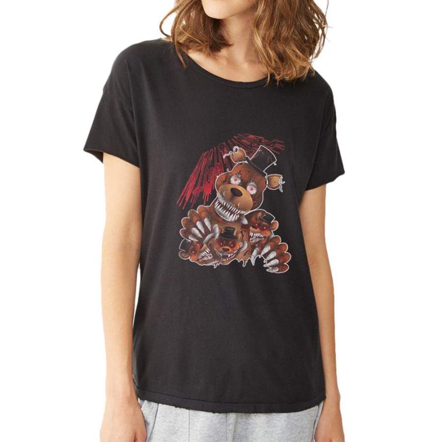 Five Nights At Freddys Nightmare Freddy Women’S T Shirt