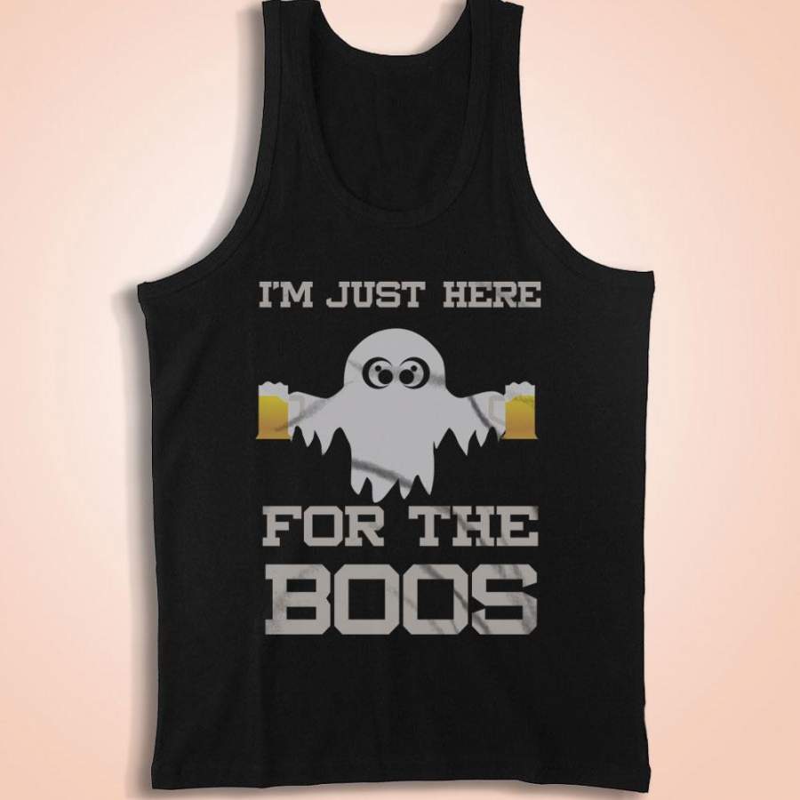 I’M Just Here For The Boos Ghost Beer Men’S Tank Top