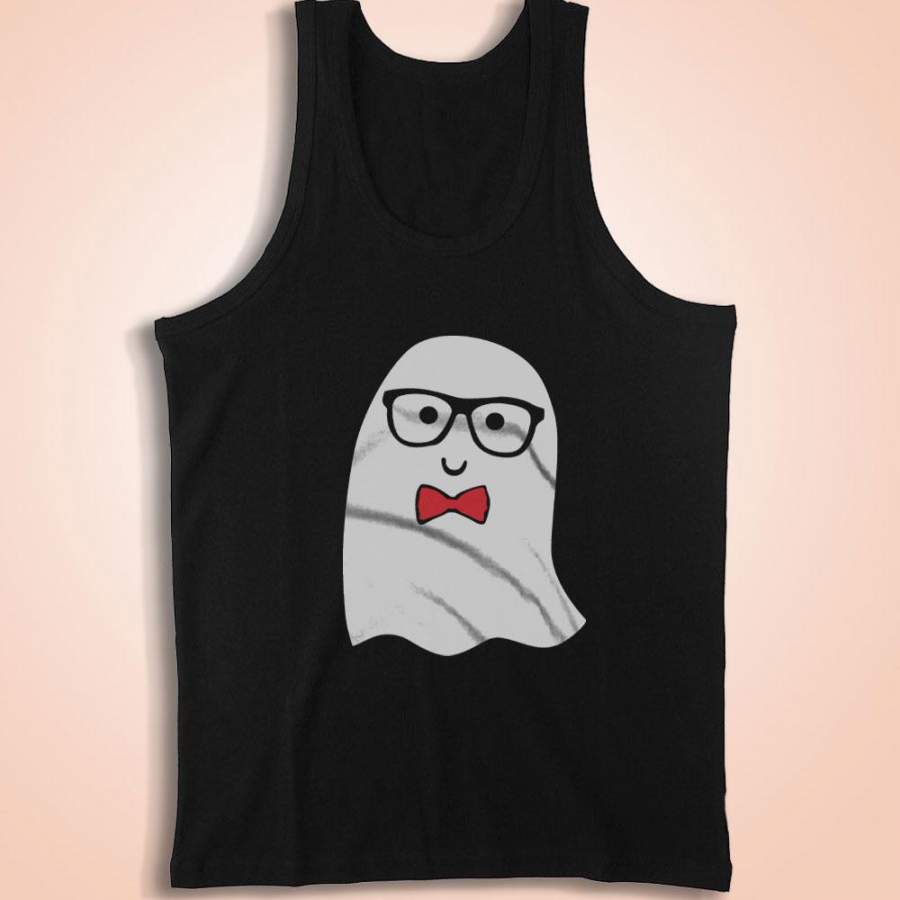 Ghost Boy With Sunglasess Halloween Men’S Tank Top