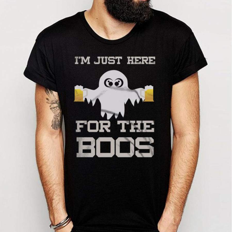 I’M Just Here For The Boos Ghost Beer Men’S T Shirt