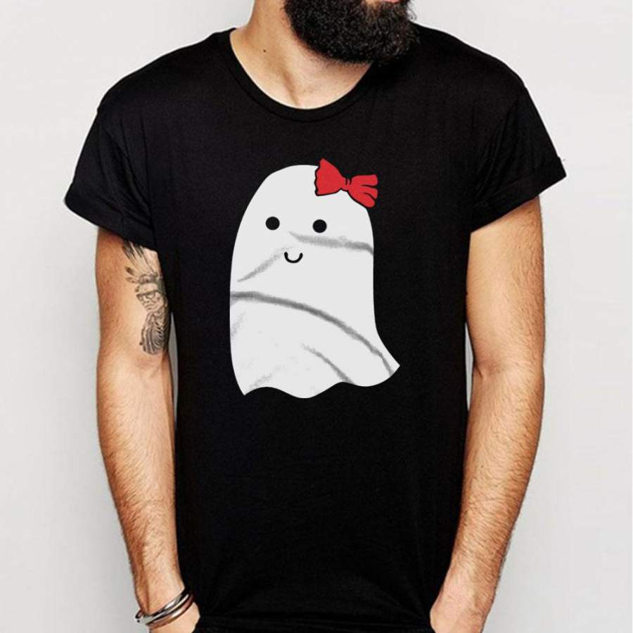 Ghost Girl Cute Halloween Men’S T Shirt