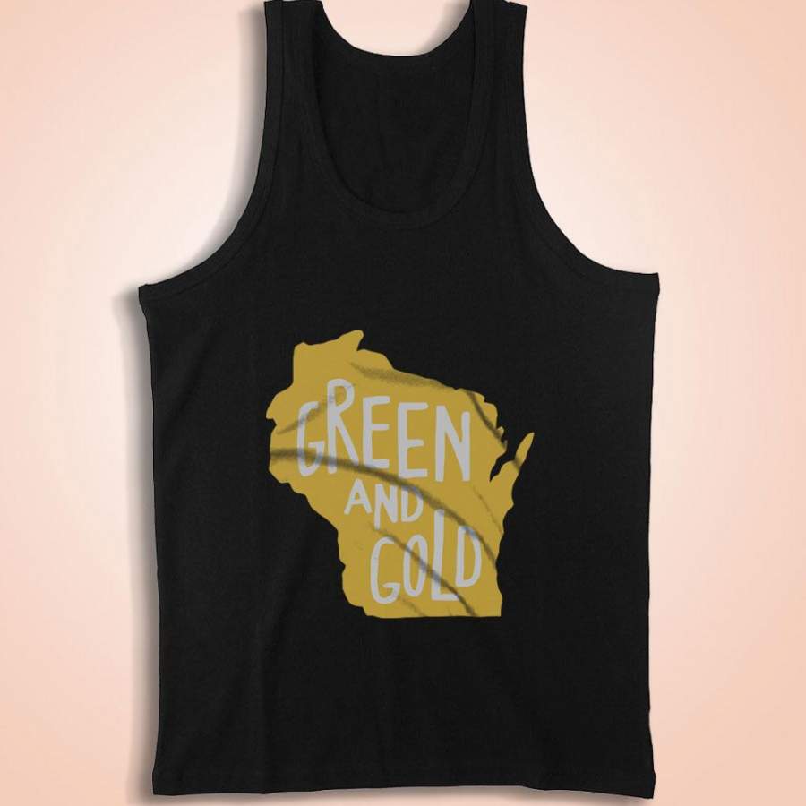 Green Bay Packers Gold Men’S Tank Top