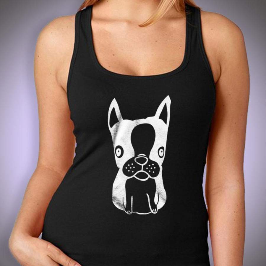 Finn Boston Terrier Dog Women’S Tank Top