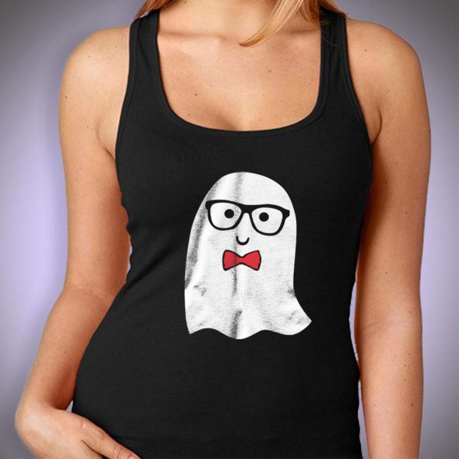 Ghost Boy With Sunglasess Halloween Women’S Tank Top