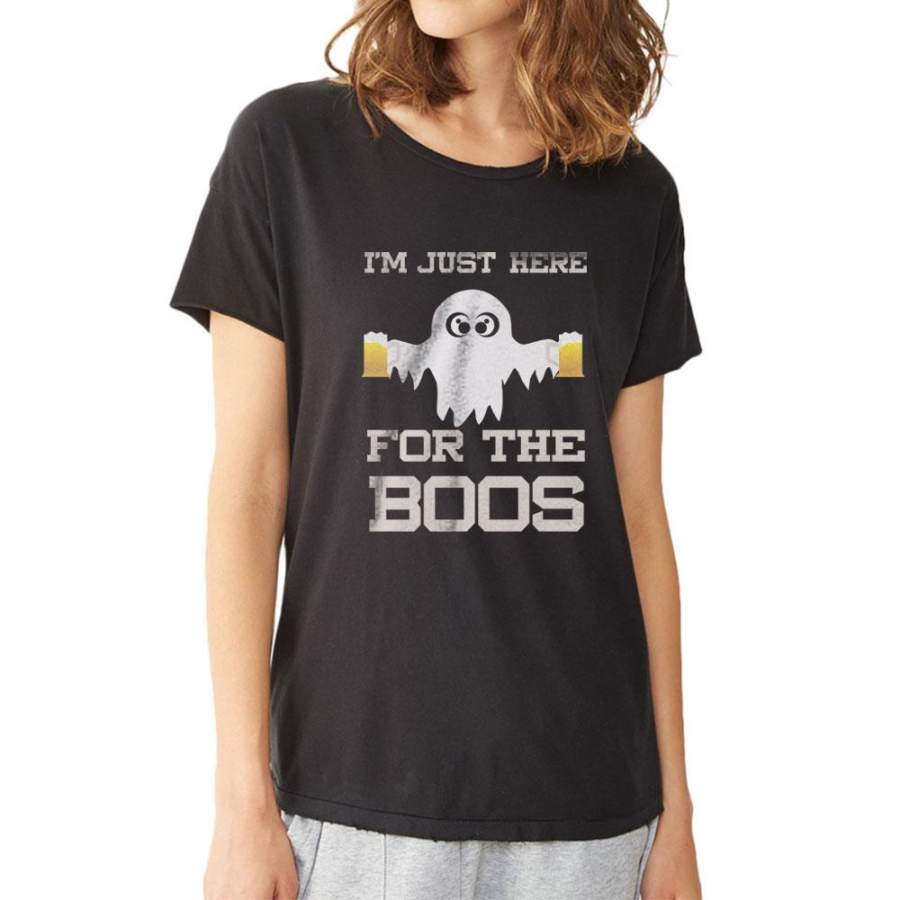 I’M Just Here For The Boos Ghost Beer Women’S T Shirt