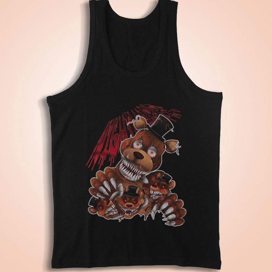 Five Nights At Freddys Nightmare Freddy Men’S Tank Top