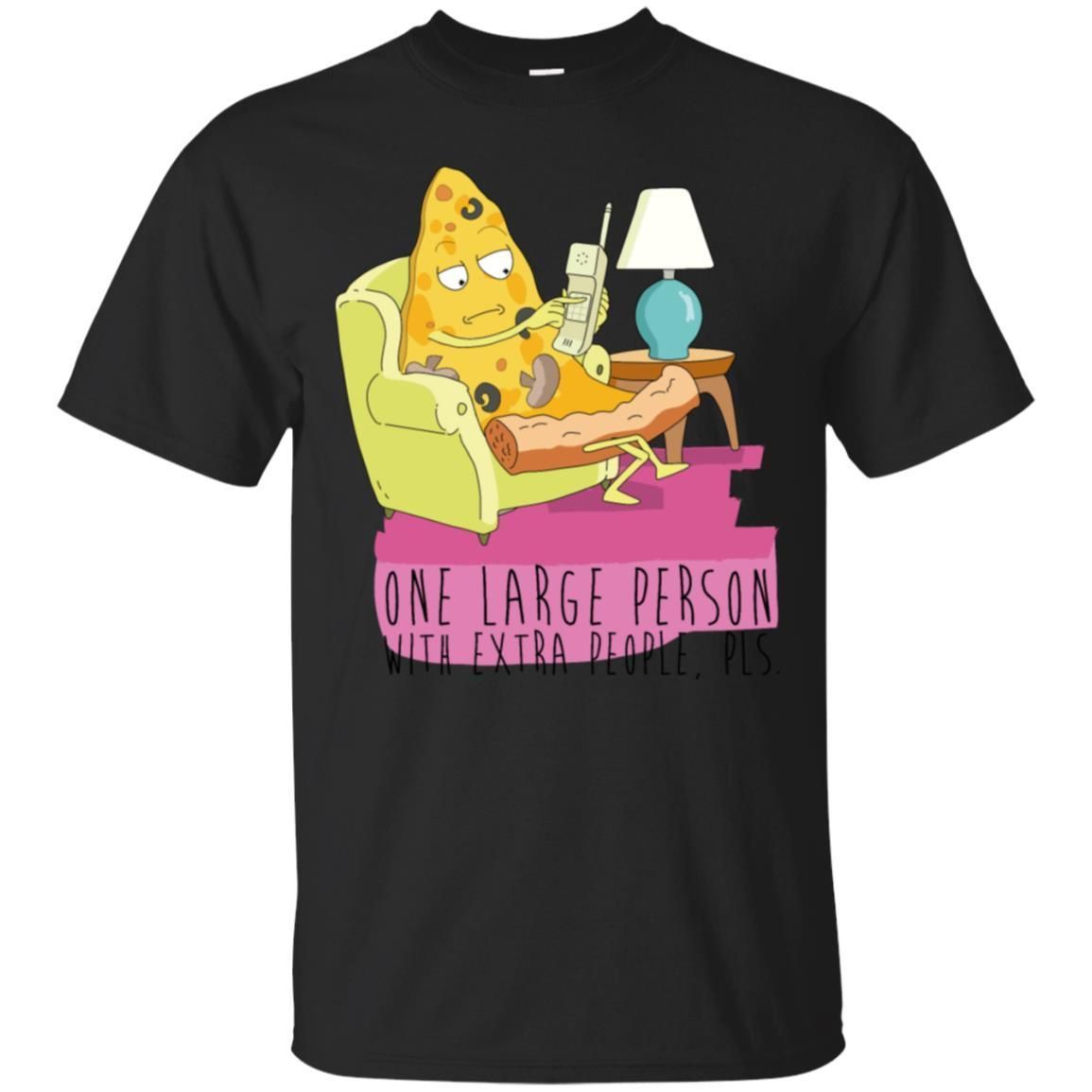 Rick And Morty Large Person With Extra People Men T-Shirt