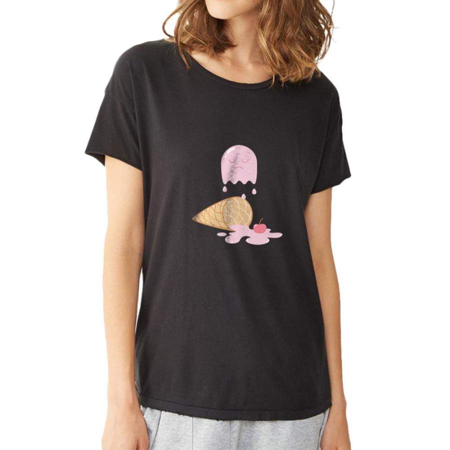 Ice Cream Ghost Women’S T Shirt