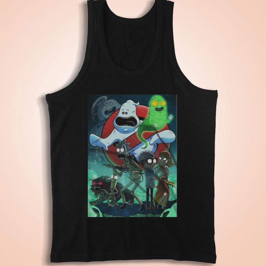 Ghostbuster Rick And Morty Men’S Tank Top