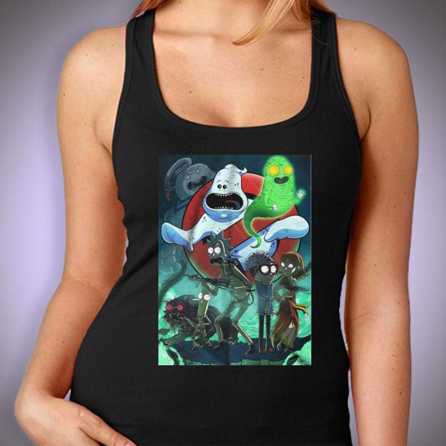 Ghostbuster Rick And Morty Women’S Tank Top