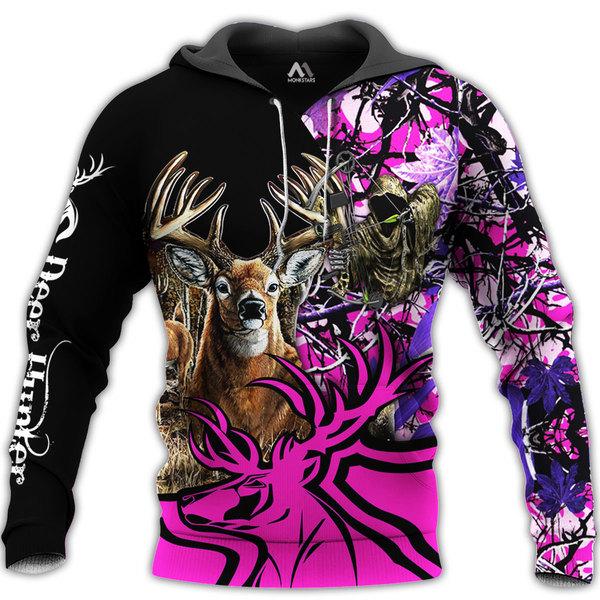 Deer Hunting 3D All Over Print | Hoodie | Unisex | Full Size | Adult | Colorful | HT4998