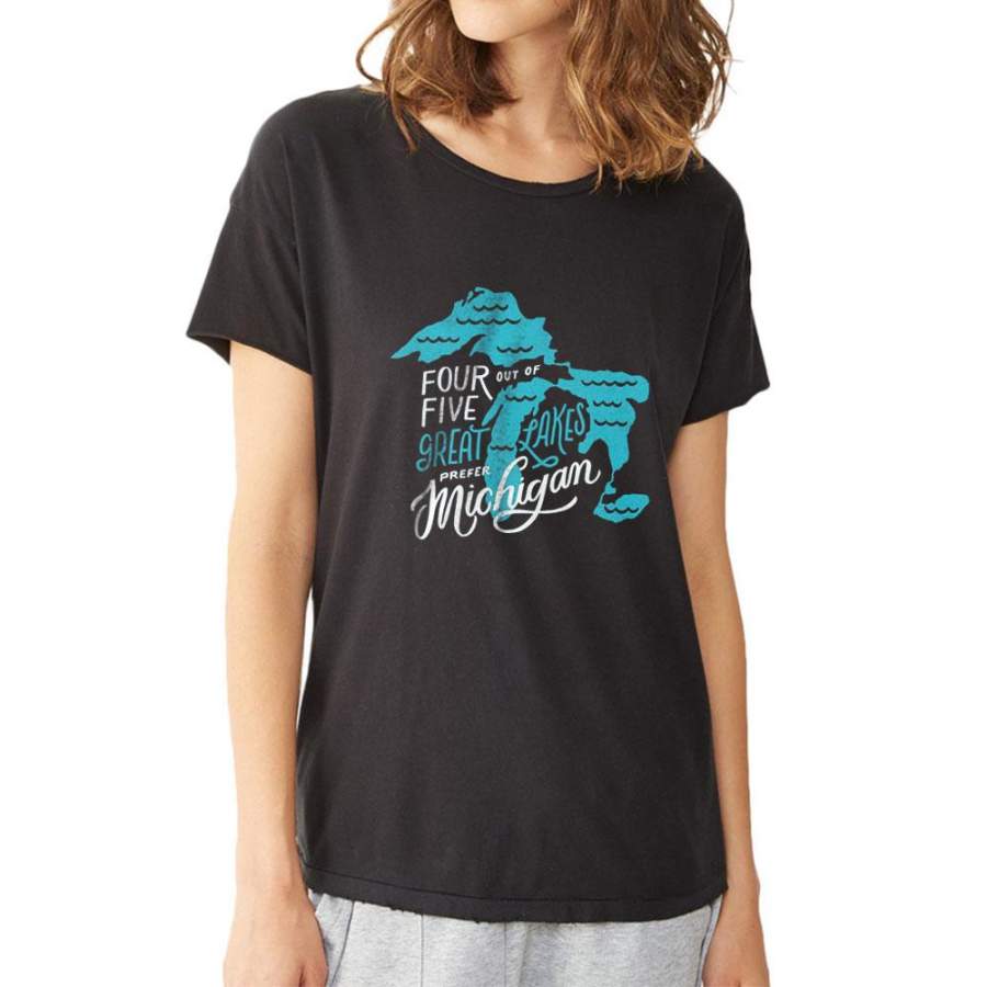 Four Out Of Five Great Lakes Women’S T Shirt