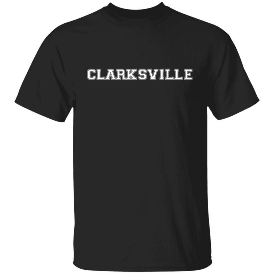 College University Varsity Style Clarksville Tennessee TN unisex T-shirt full size