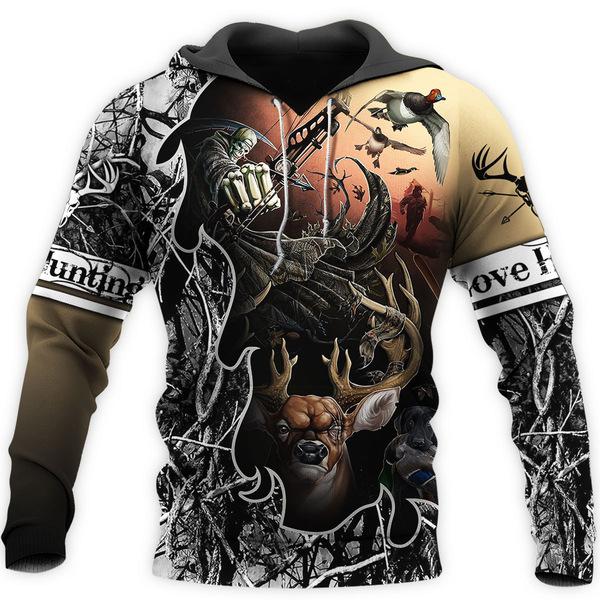 Hunting Flame 3D All Over Print | Hoodie | Unisex | Full Size | Adult | Colorful | HT5050