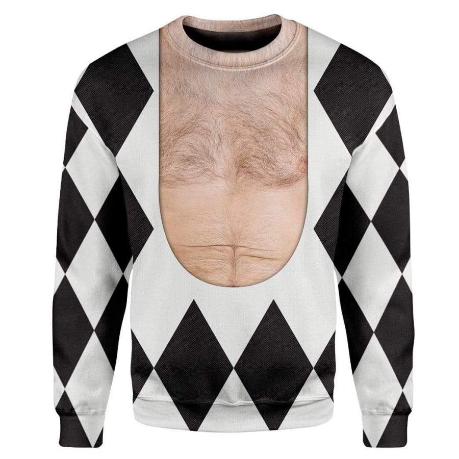 Gearhuman 3D Freddie Mercury Harlequin Custom Sweatshirt Apparel