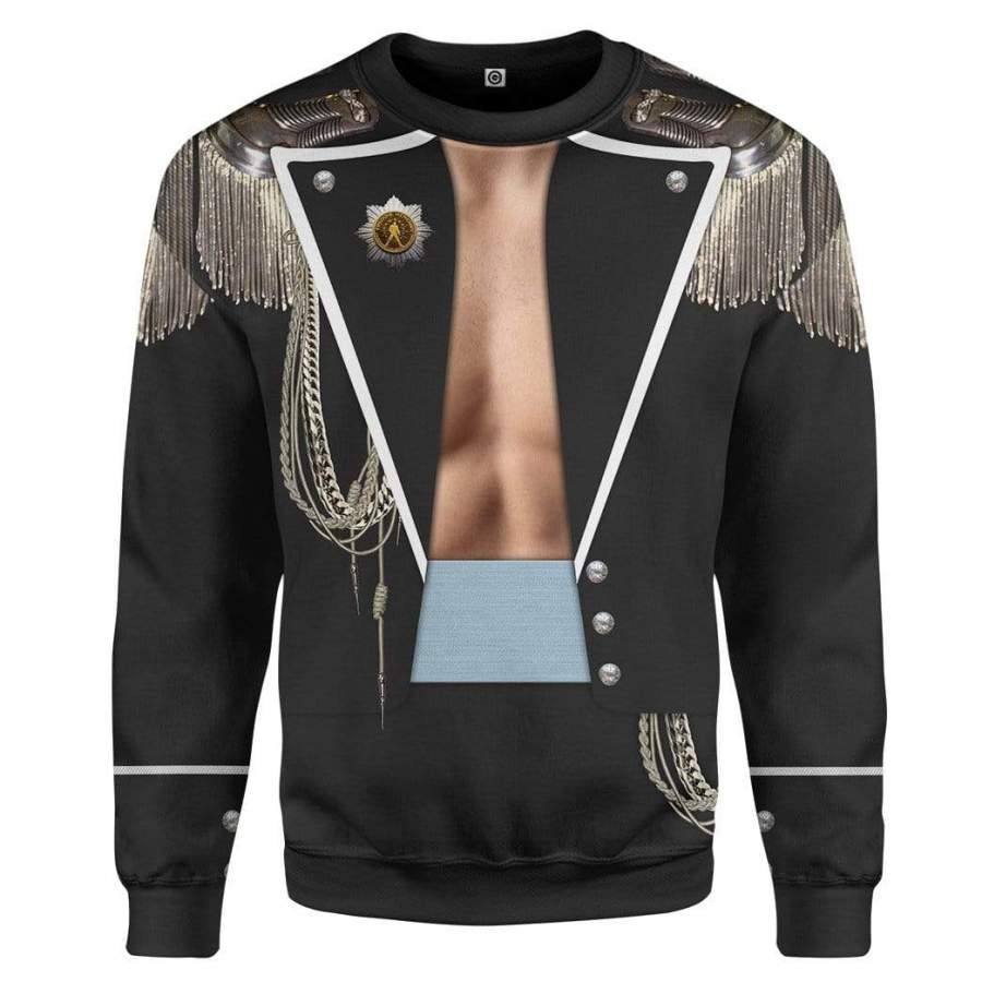 Gearhuman 3D Freddie Mercury Custom Sweatshirt Apparel