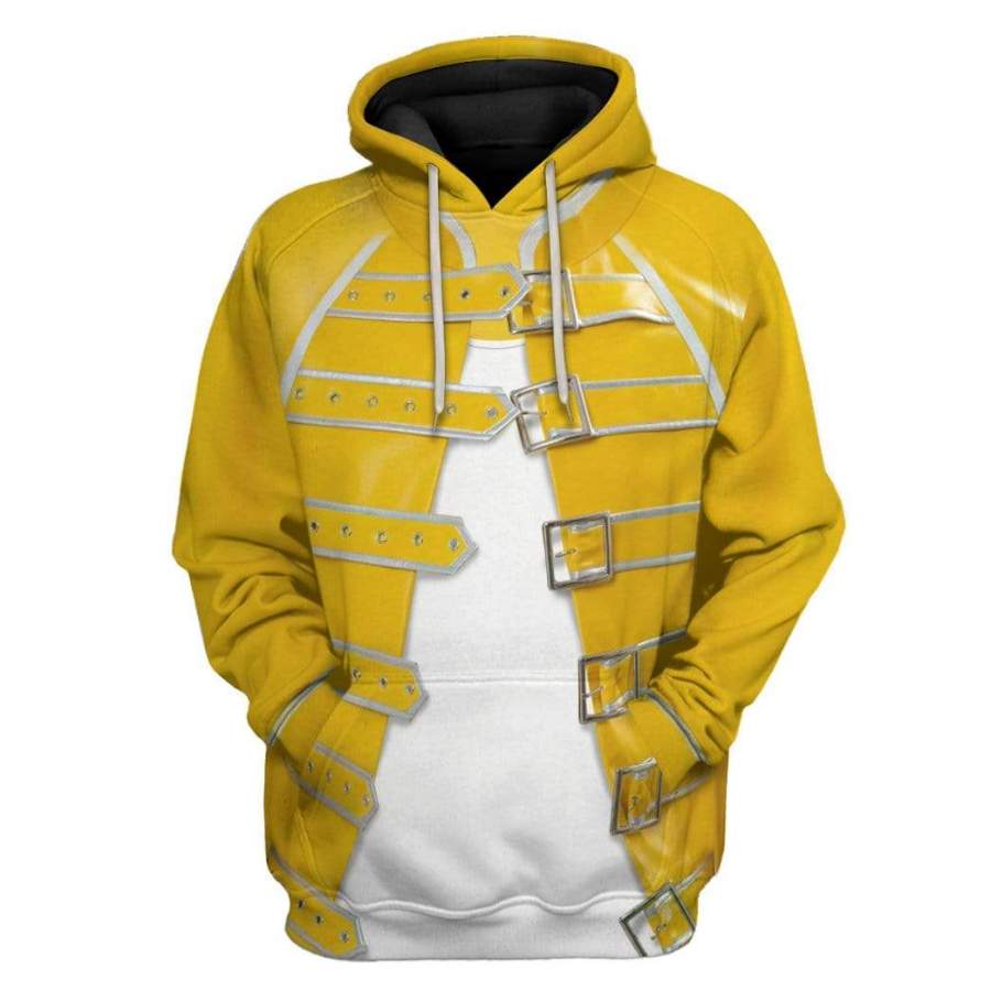 Gearhuman 3D Queen Freddie Mercury Custom Hoodie Apparel