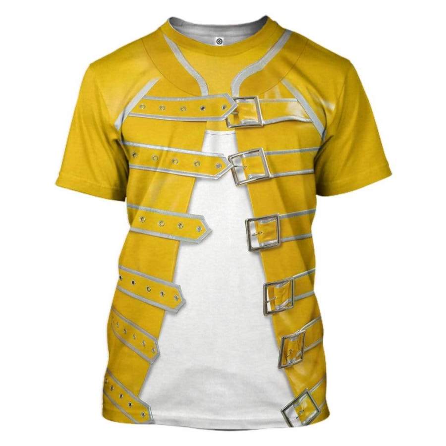 Gearhuman 3D Queen Freddie Mercury Custom Tshirt Apparel