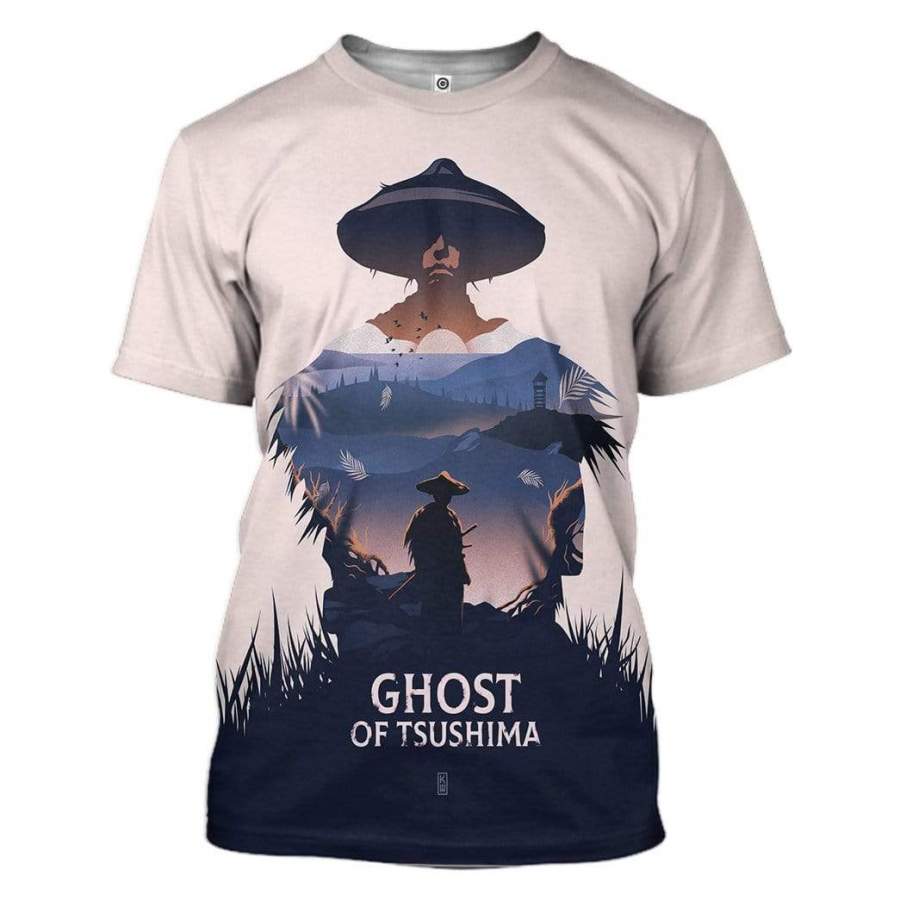 Gearhuman 3D Ghost Of Tsushima Custom Tshirt Apparel