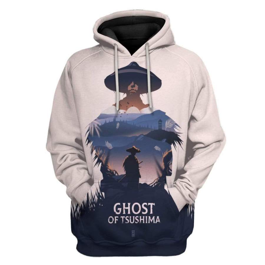 Gearhuman 3D Ghost Of Tsushima Custom Hoodie Apparel