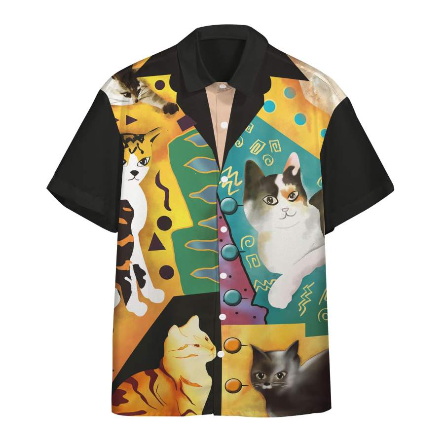 Gearhuman 3D Freddie Mercury Cat Suit Custom Short Sleeve Shirt