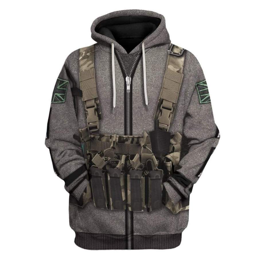 Cosplay Call Of Duty MW2 Simon Ghost Riley Custom Tshirt Hoodies Apparel