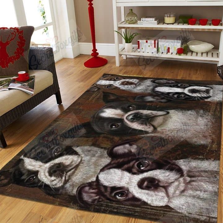 Boston Terrier TQV030795 BG TT2 Rug